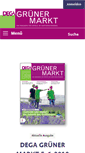 Mobile Screenshot of gruener-markt-online.de
