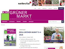 Tablet Screenshot of gruener-markt-online.de